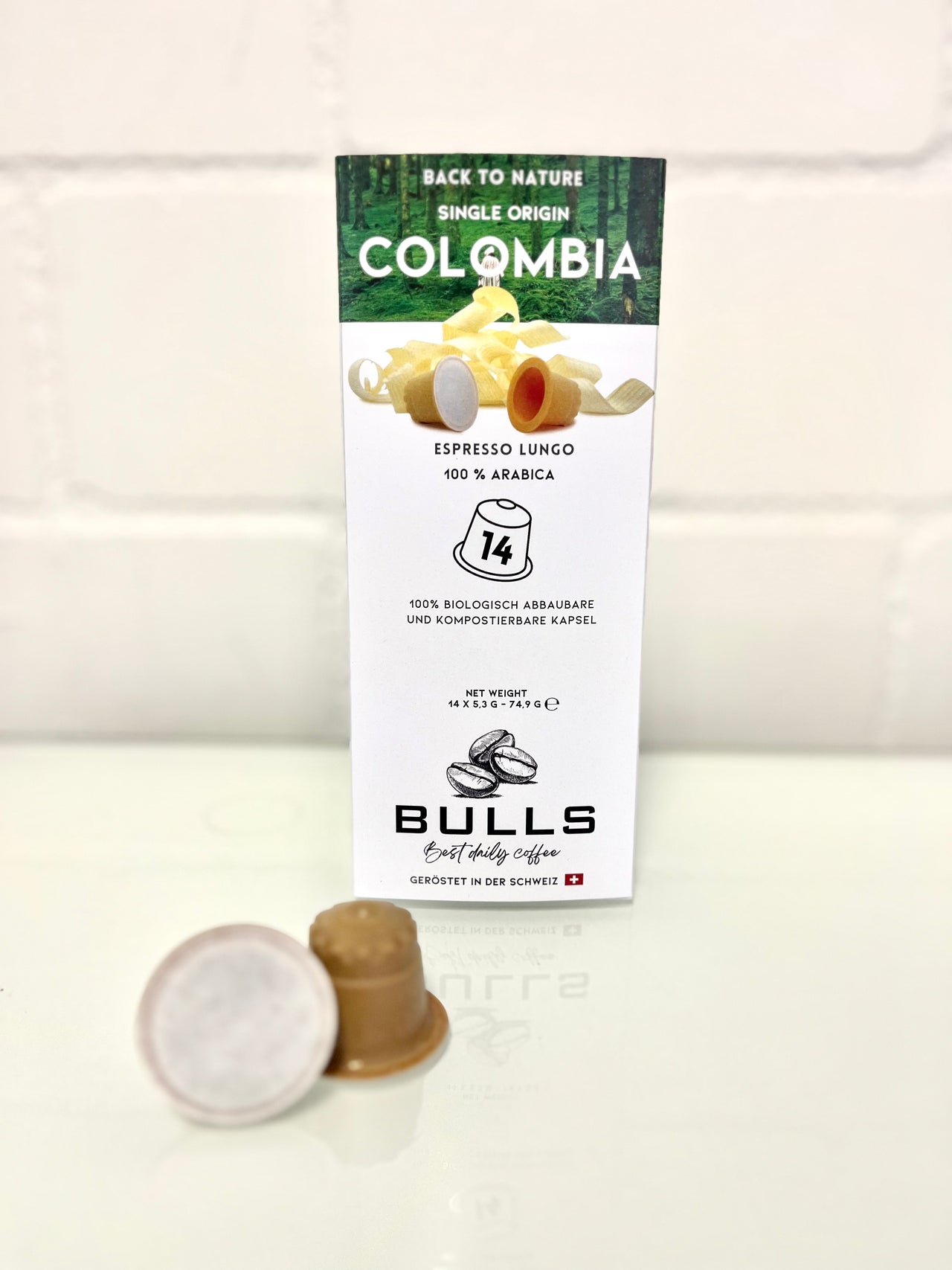 BULLS Single Origin COLOMBIA - Espresso/Lungo - Holzkapseln