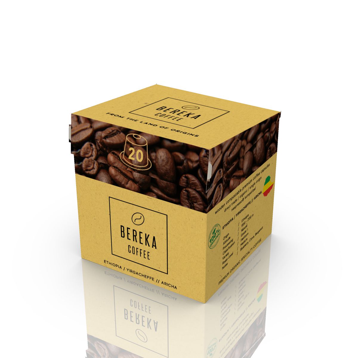BEREKA - Espresso/Lungo -  Holzkapseln