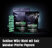Thumbnail for Pottkorn - Schöner Würz Nicht, Popcorn mit Salz und Malabar-Pfeffer, vegan