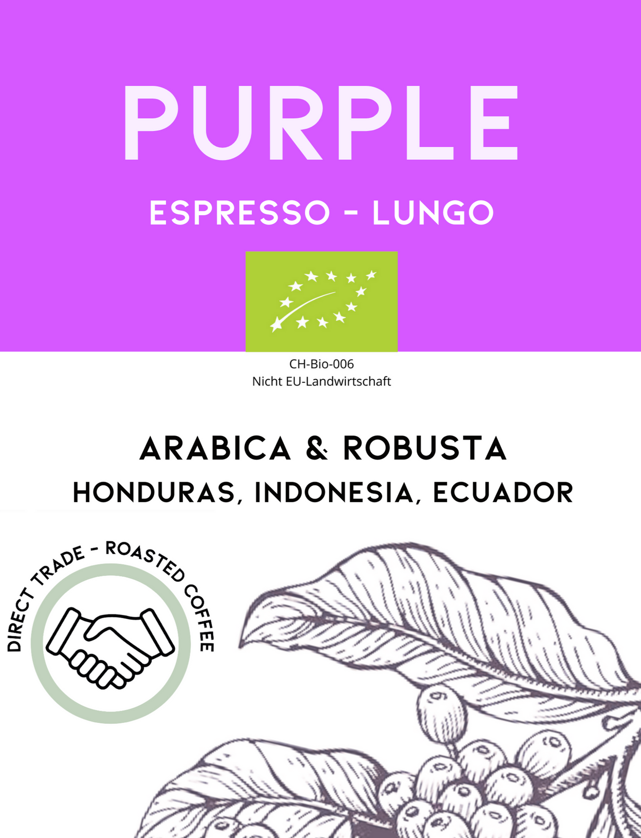 BULLS Purple Edition- Espresso/Lungo - Kaffeebohnen