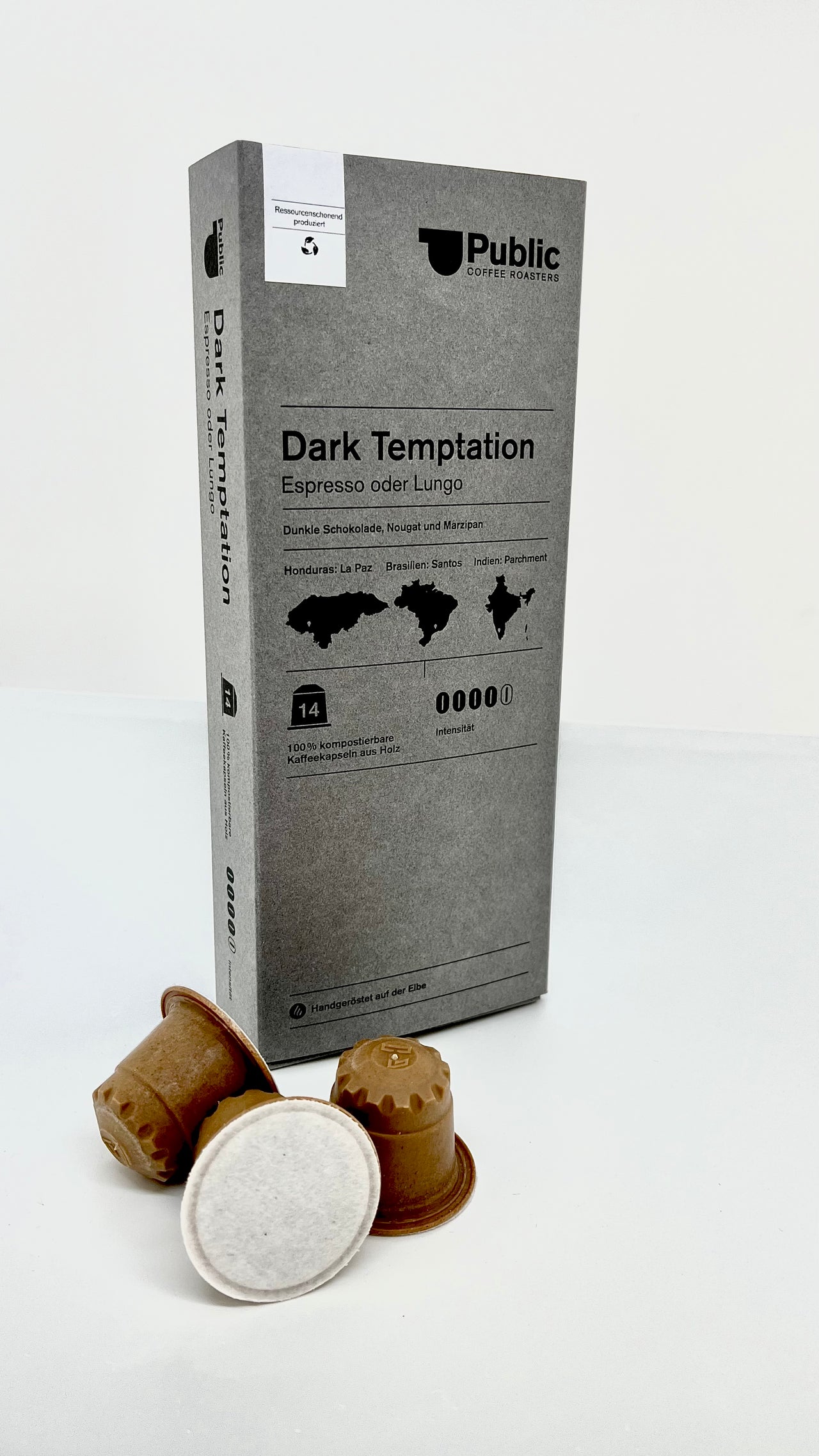 Public Coffee Roasters - Dark Temptation- Holzkapseln