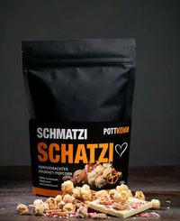 Thumbnail for POTTKORN - Schmatzi Schatzi, Popcorn mit weisser Schoki und Salzbrezeln