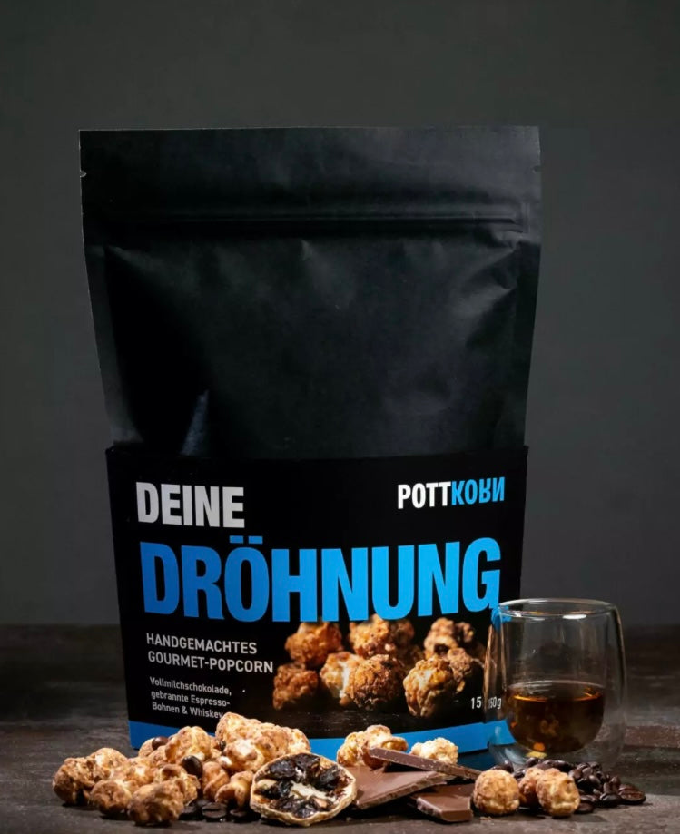 POTTKORN - Deine Dröhnung - Popcorn mit Espressobohne und Whiskey