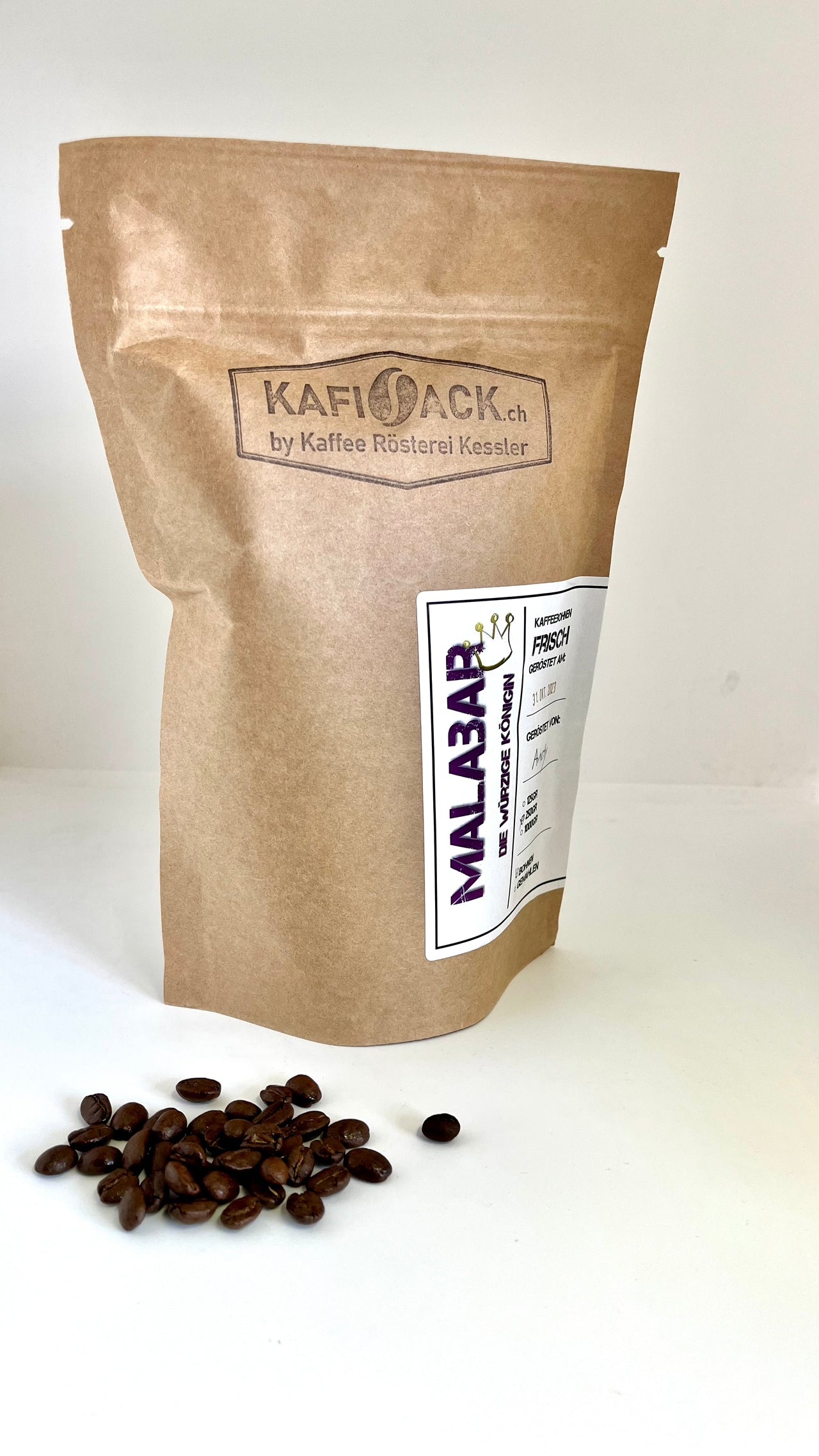 Kafisack - Kaffeerösterei Kessler - Malabar - Bohnen