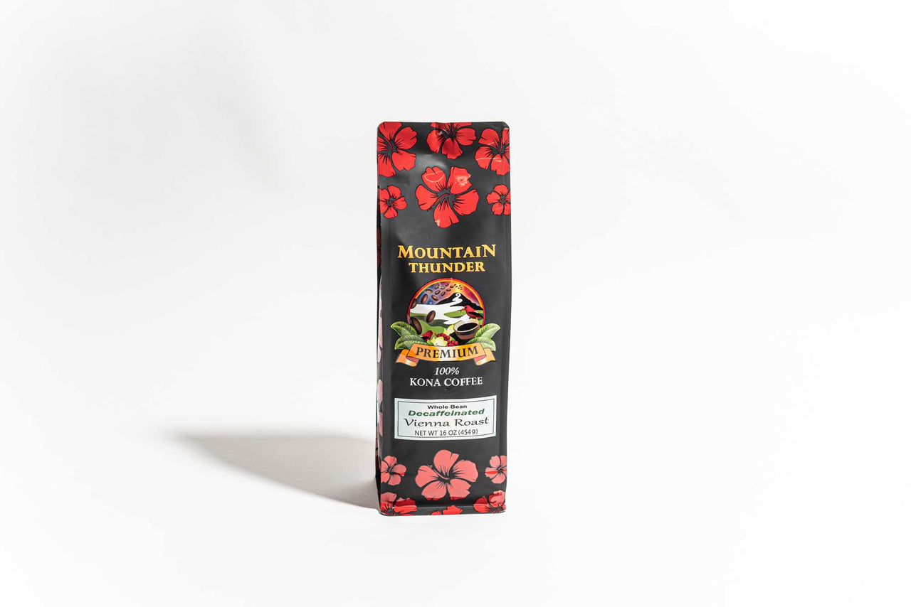 Kona Kaffee Mountain Thunder - 100% Private Reserve Kona Coffee Hawaii – Decaffeinated - koffeinfrei - Bohnen