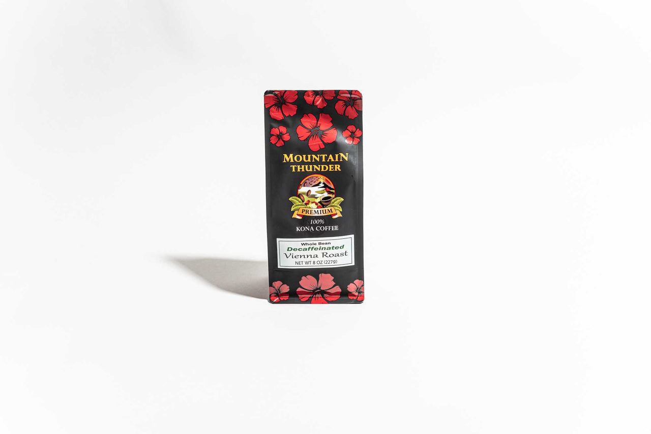 Kona Kaffee Mountain Thunder - 100% Private Reserve Kona Coffee Hawaii – Decaffeinated - koffeinfrei - Bohnen