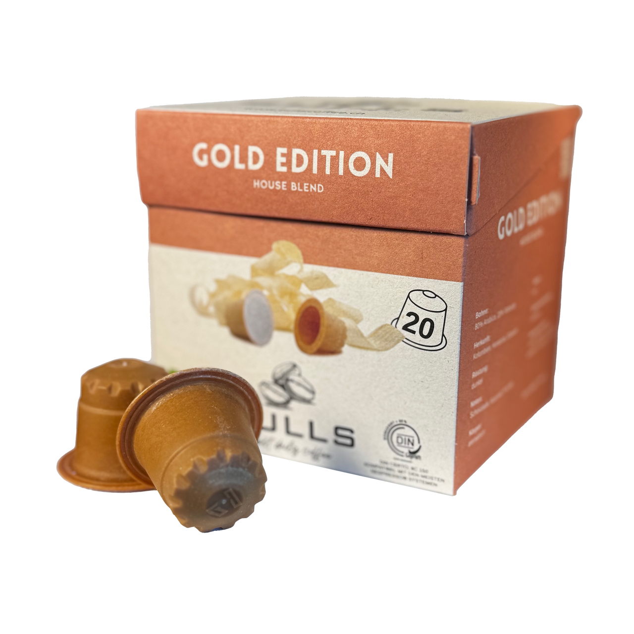 BULLS Gold Edition - House Blend Espresso/Lungo - Holzkapseln