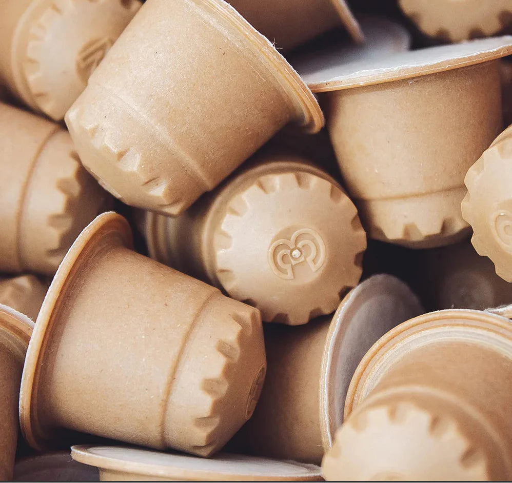 Nespresso® kompatible Kaffeekapseln aus Holz