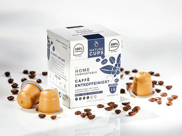 NatureCups - Caffè Entkoffeiniert - Maiskapseln