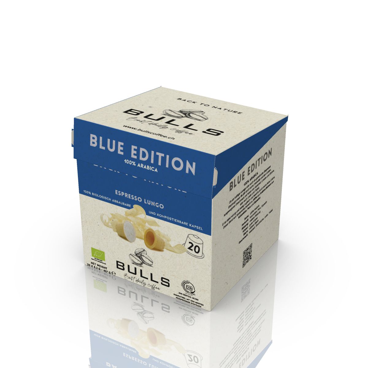 BULLS BLUE Edition - Holzkapseln