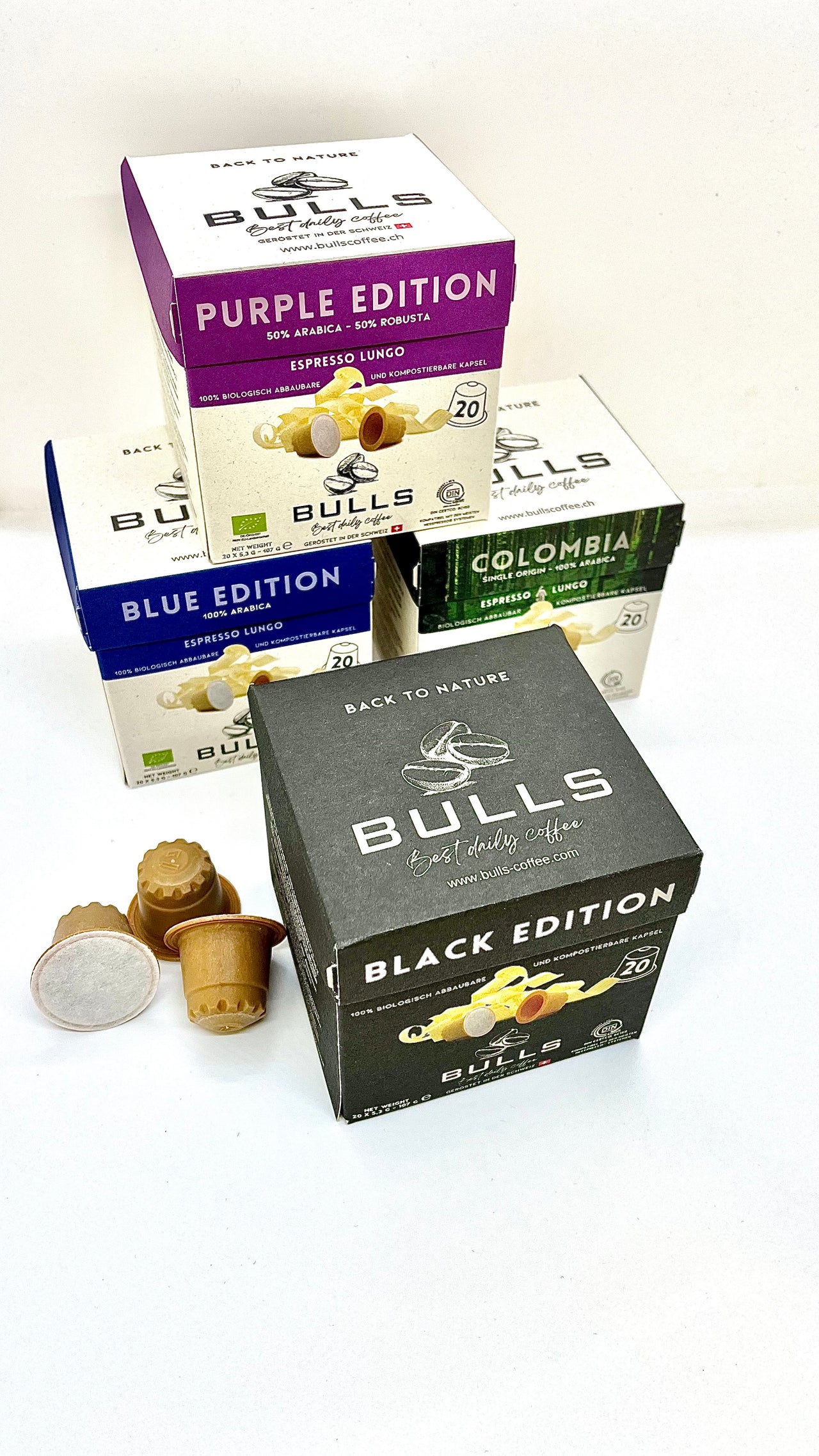 BULLS Collection - 4x20 Holzkapseln