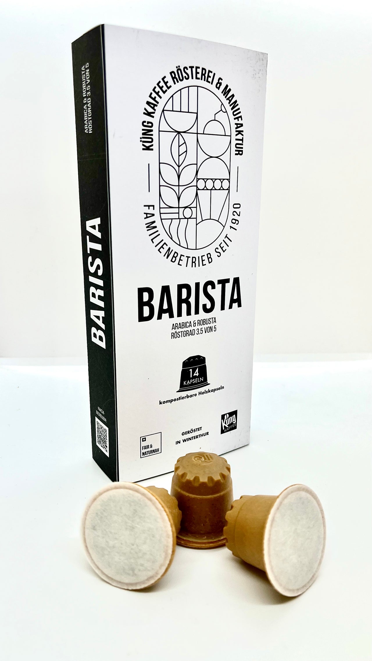 Küng Kaffeerösterei - Barista - Holzkapseln